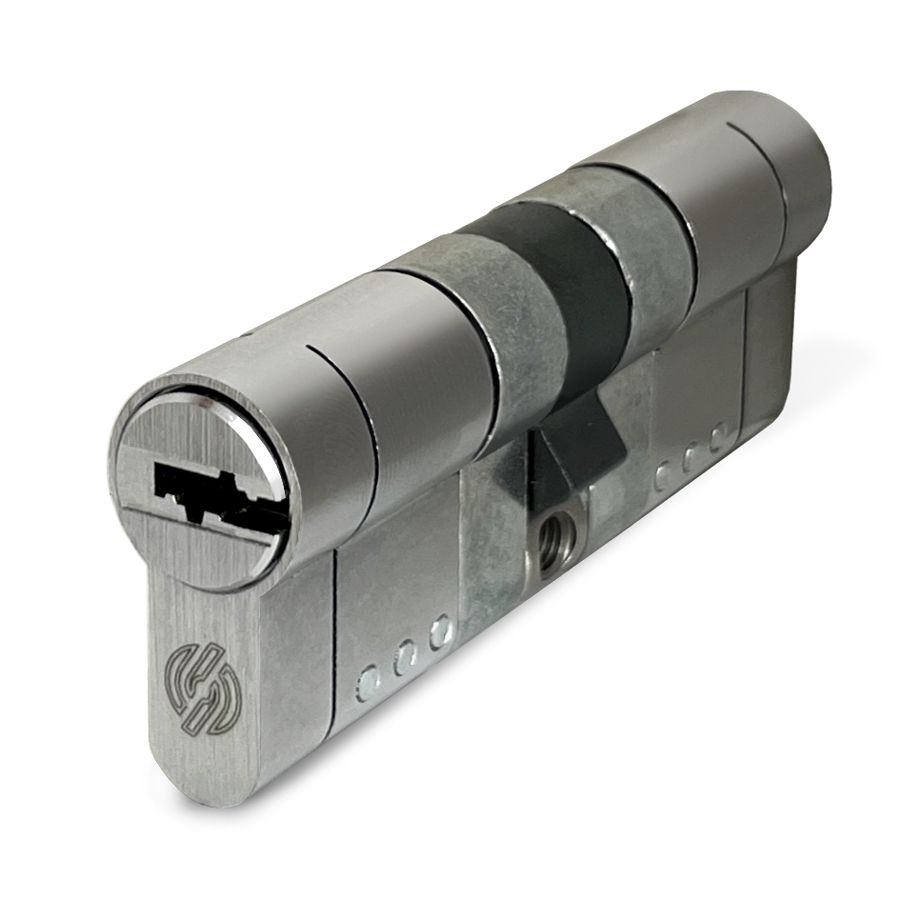 Цилиндровый механизм SECUREMME EVO К75 TOP MODULARE ключ/ключ 67 мм. (31+36) никель (личинка замка, сердцевина, секретка, врезной, цилиндр)