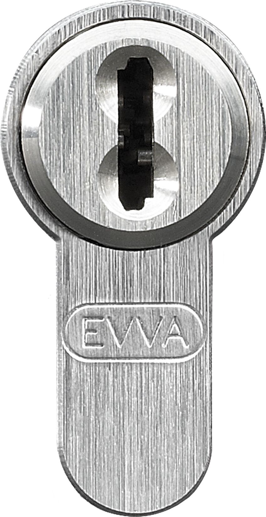 Цилиндровый механизм EVVA 4KS ключ/вертушка 97 мм. (41+56) матовый никель (личинка замка, сердцевина, секретка, врезной, цилиндр)