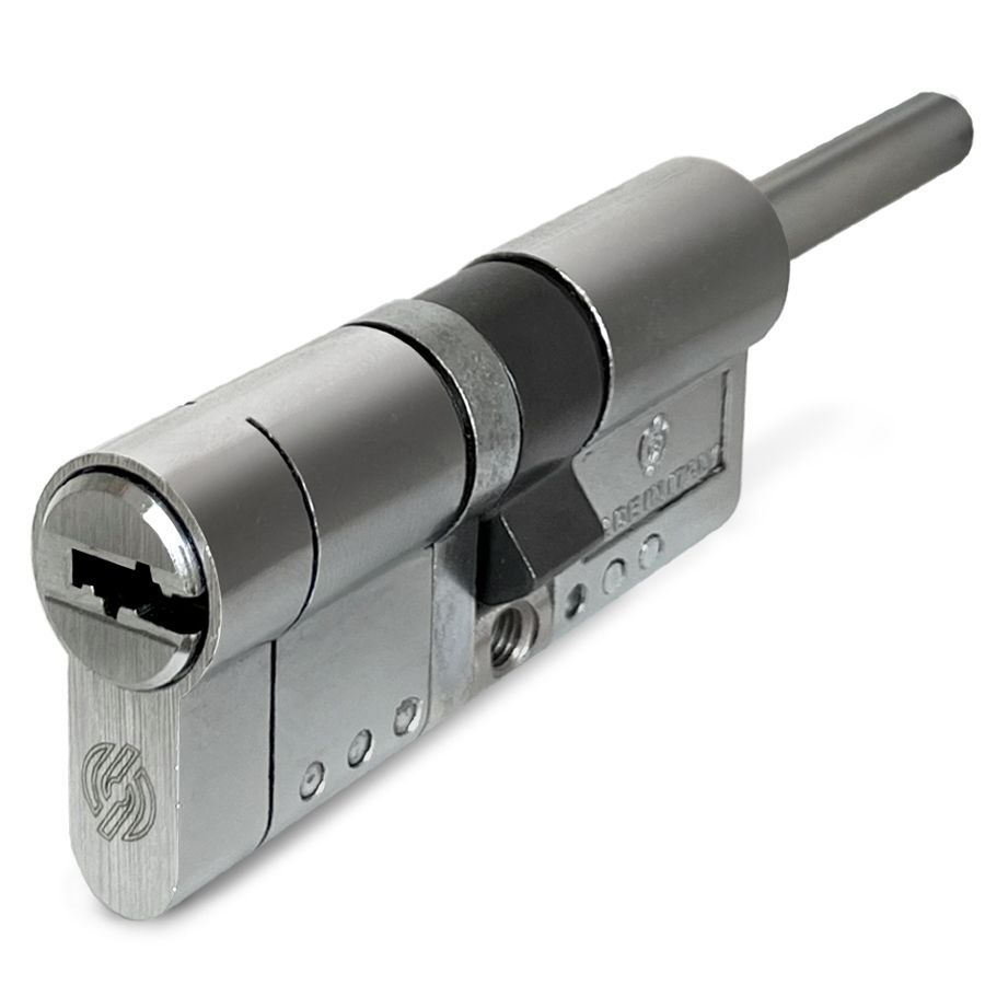 Цилиндровый механизм SECUREMME EVO К75 TOP MODULARE ключ/шток 62 мм. (31+31Ш) никель (личинка замка, сердцевина, секретка, врезной, цилиндр)