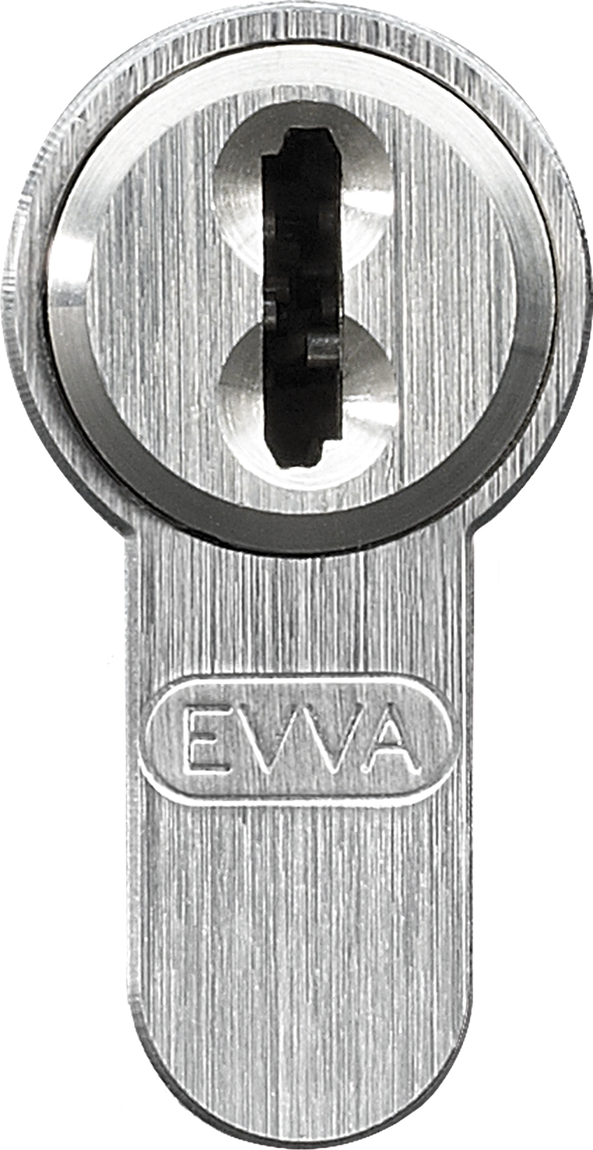 Цилиндровый механизм EVVA 4KS ключ/вертушка 97 мм. (51+46) матовый никель (личинка замка, сердцевина, секретка, врезной, цилиндр)
