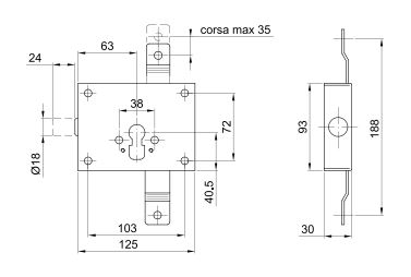 Блокиратор CIPIERRE Blokker 306 цилиндровый