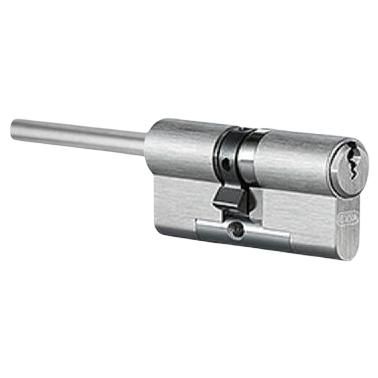 Цилиндровый механизм EVVA EPS ключ/шток 62 мм. (31+31) матовый никель (личинка замка, сердцевина, секретка, врезной, цилиндр)