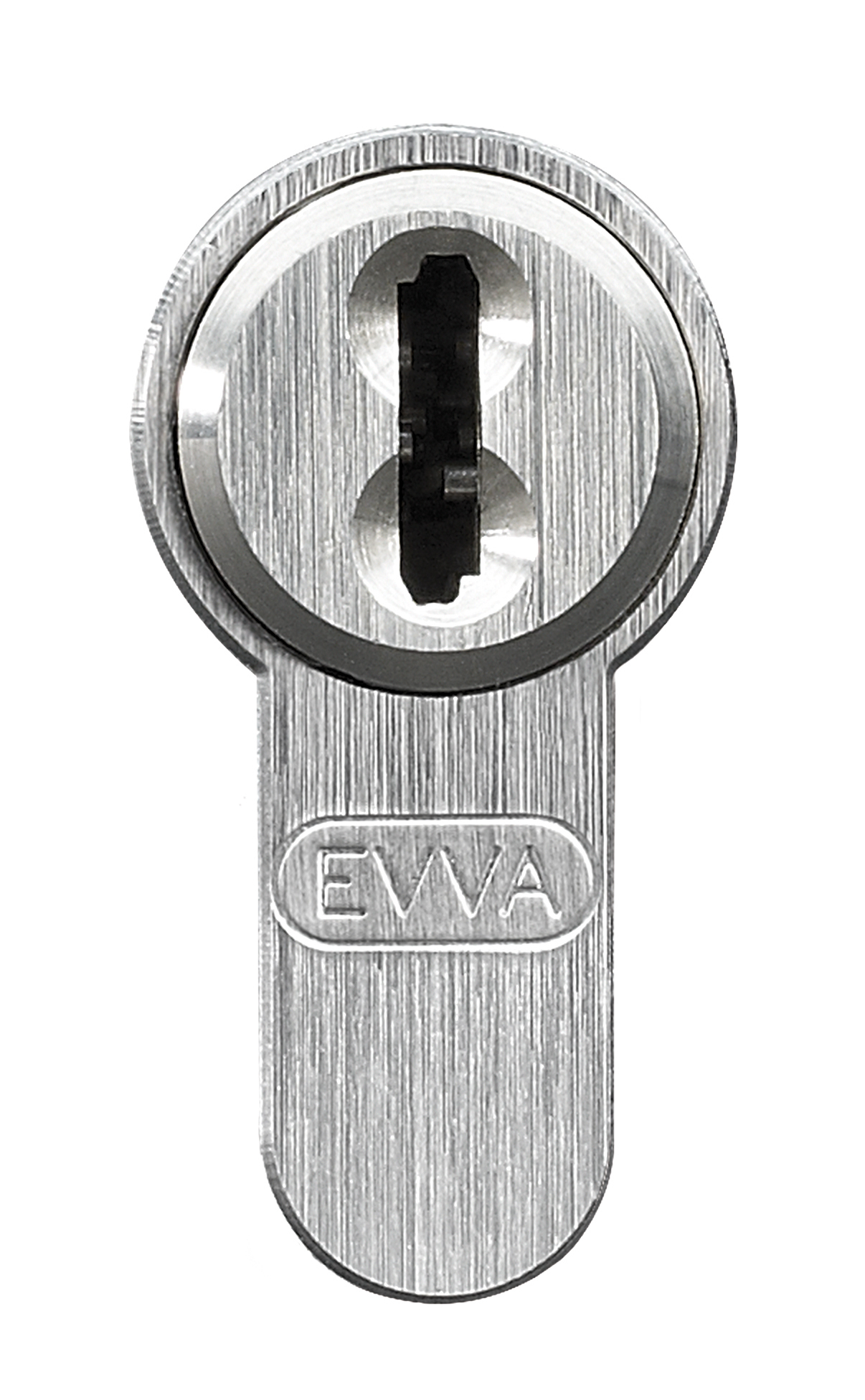 Цилиндровый механизм EVVA 3KS ключ/вертушка 87 мм. (36+51) матовый никель (личинка замка, сердцевина, секретка, врезной, цилиндр)