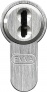 Дополнительное изображение: Цилиндр EVVA 4KS кл/кл 107мм (41+66) мат.никель