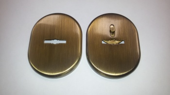 Фото Комплект накладок под сувальдный ключ KIT MDM бронза